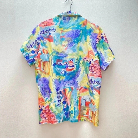 VINTAGE - Funky Oversized Button Down Shirt - Picture 3 of 7